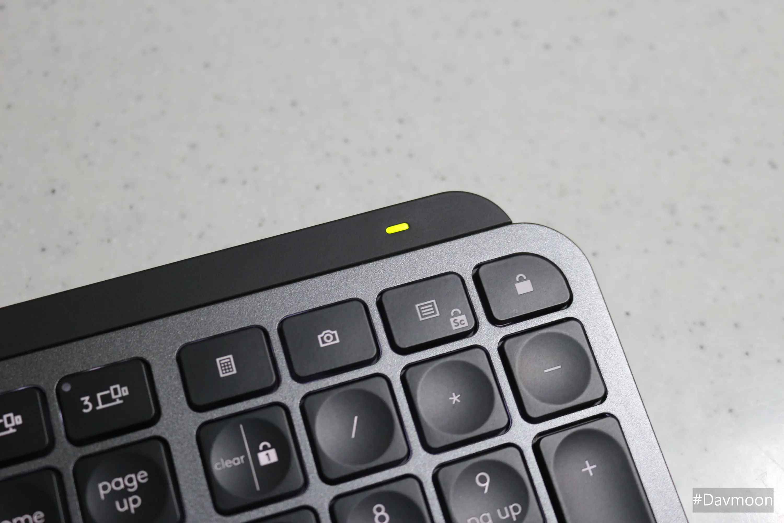MX KEYS led 알림