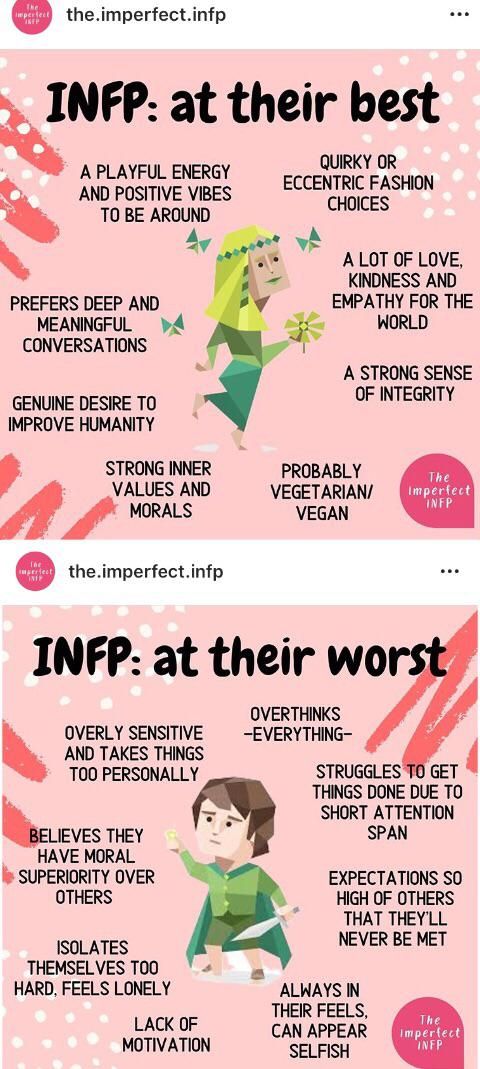 infp 성격유형의 강점과 약점