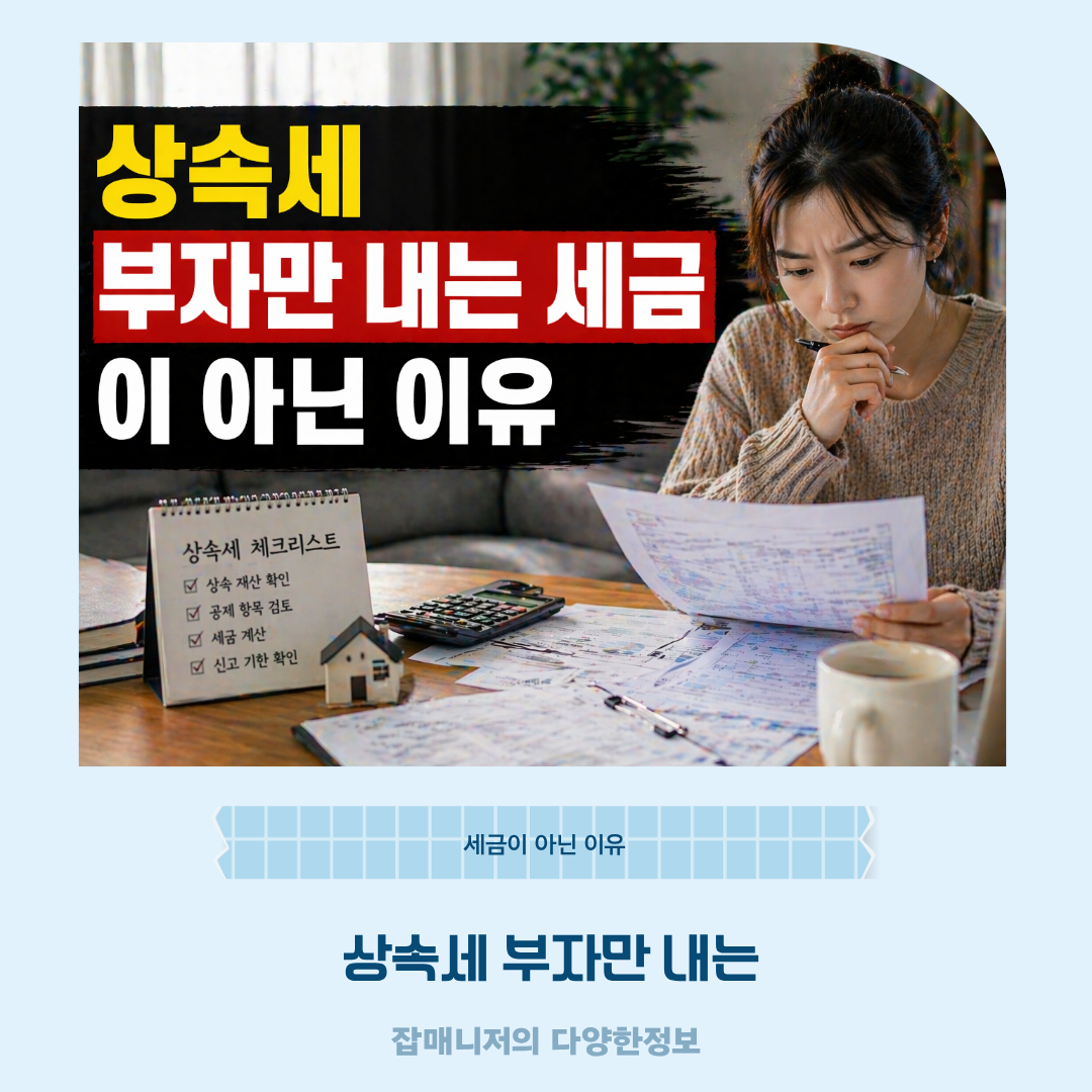 상속세 부자만 내는 세금이 아닌 이유