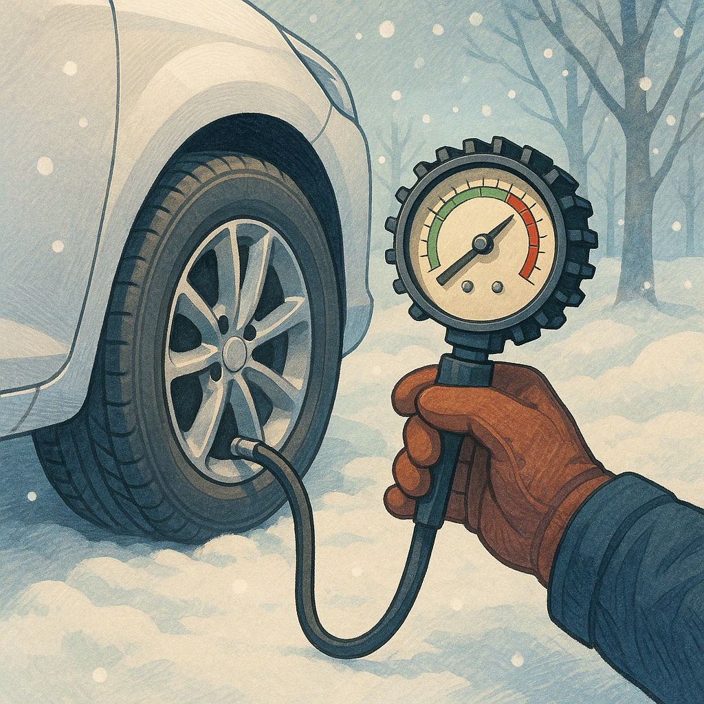 겨울철 타이어 공기압 완벽 가이드 ❘ 계절별 연비 관리와 마모 줄이는 법