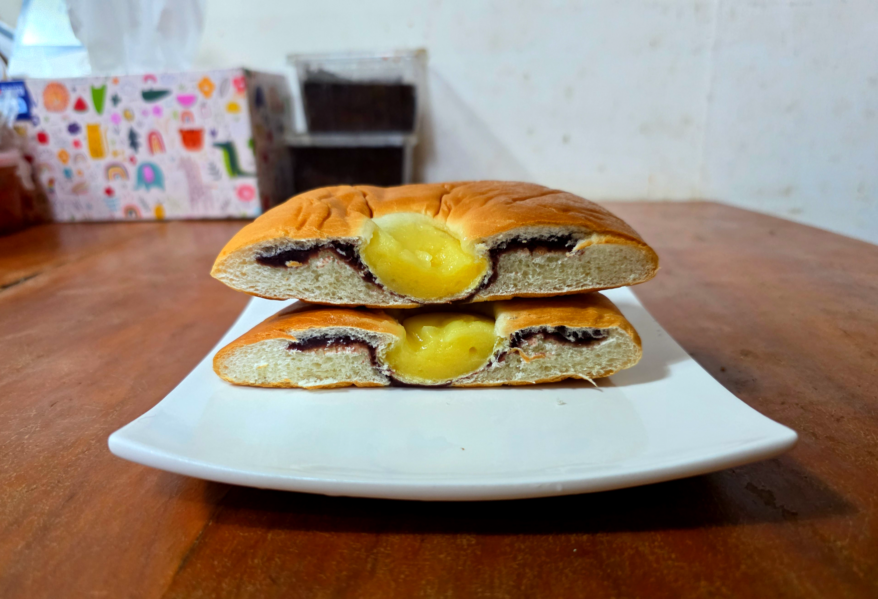 주종발효카스타드단팥빵