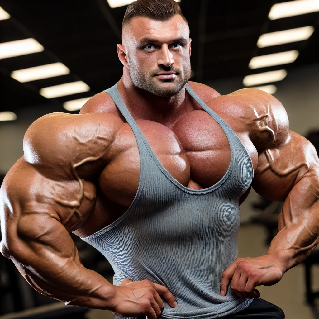 벌크업을 통해 몸이 엄청 커진사람