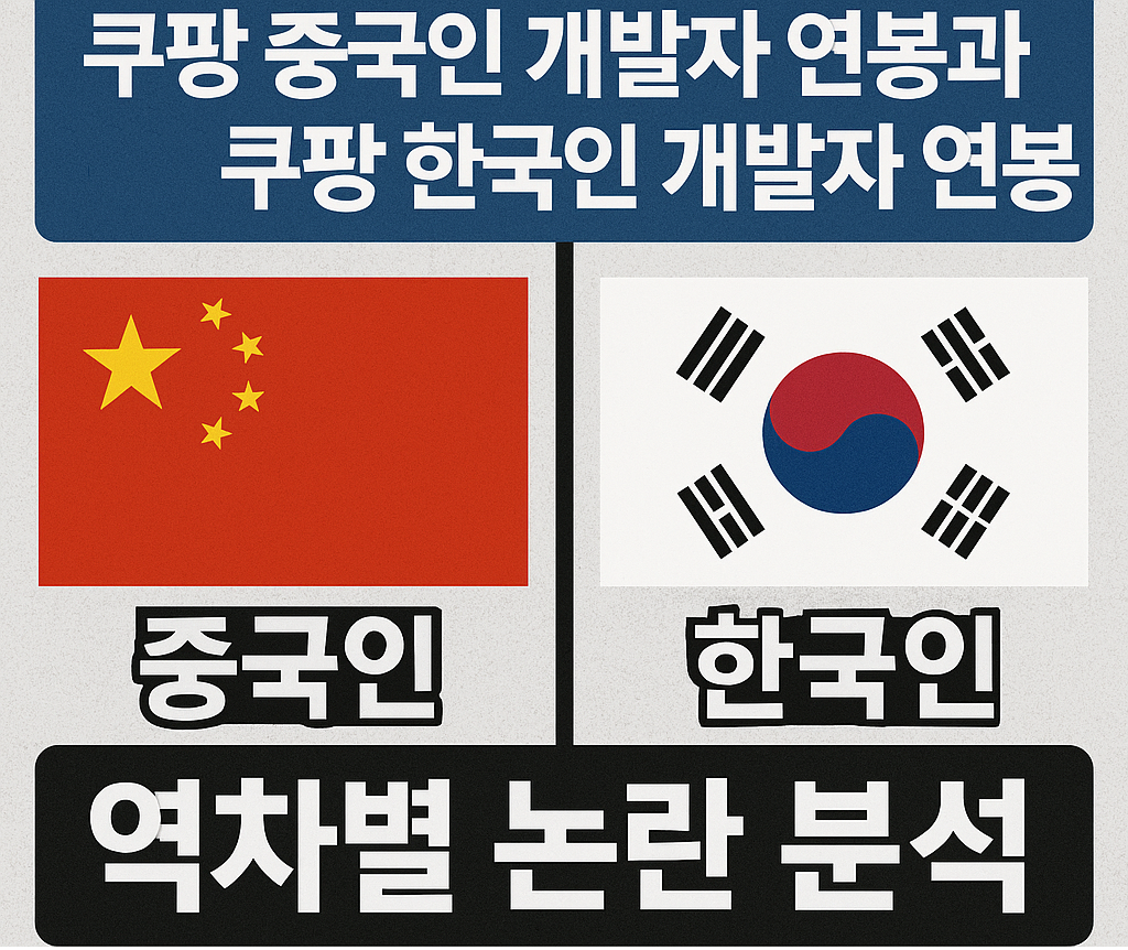 쿠팡 중국인 직원 개발자 연봉과 쿠팡 한국인 개발자 연봉 비교, 역차별 논란 분석