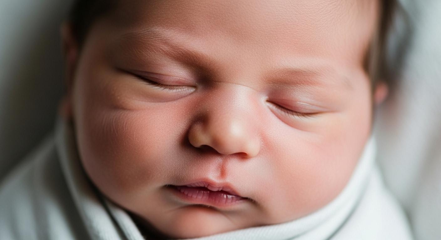 아기 피부색 어두움