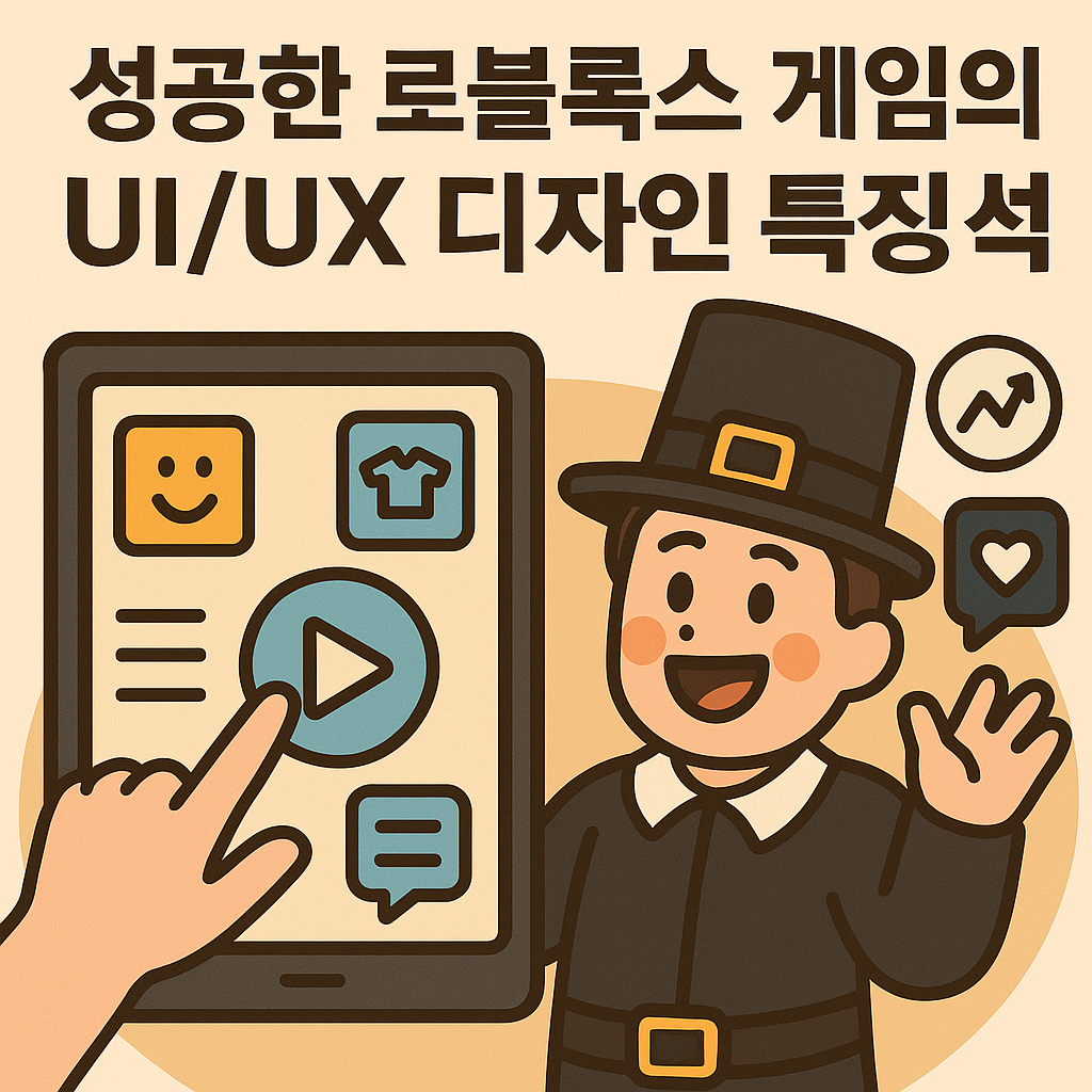 성공한 로블록스 게임의 UI/UX 디자인 특징 분석