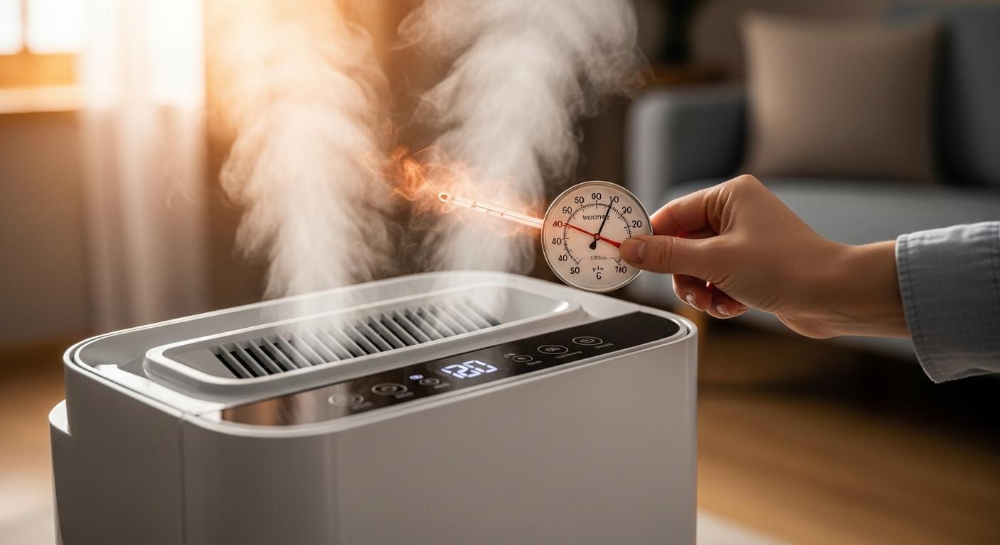 제습기 뜨거운 열기