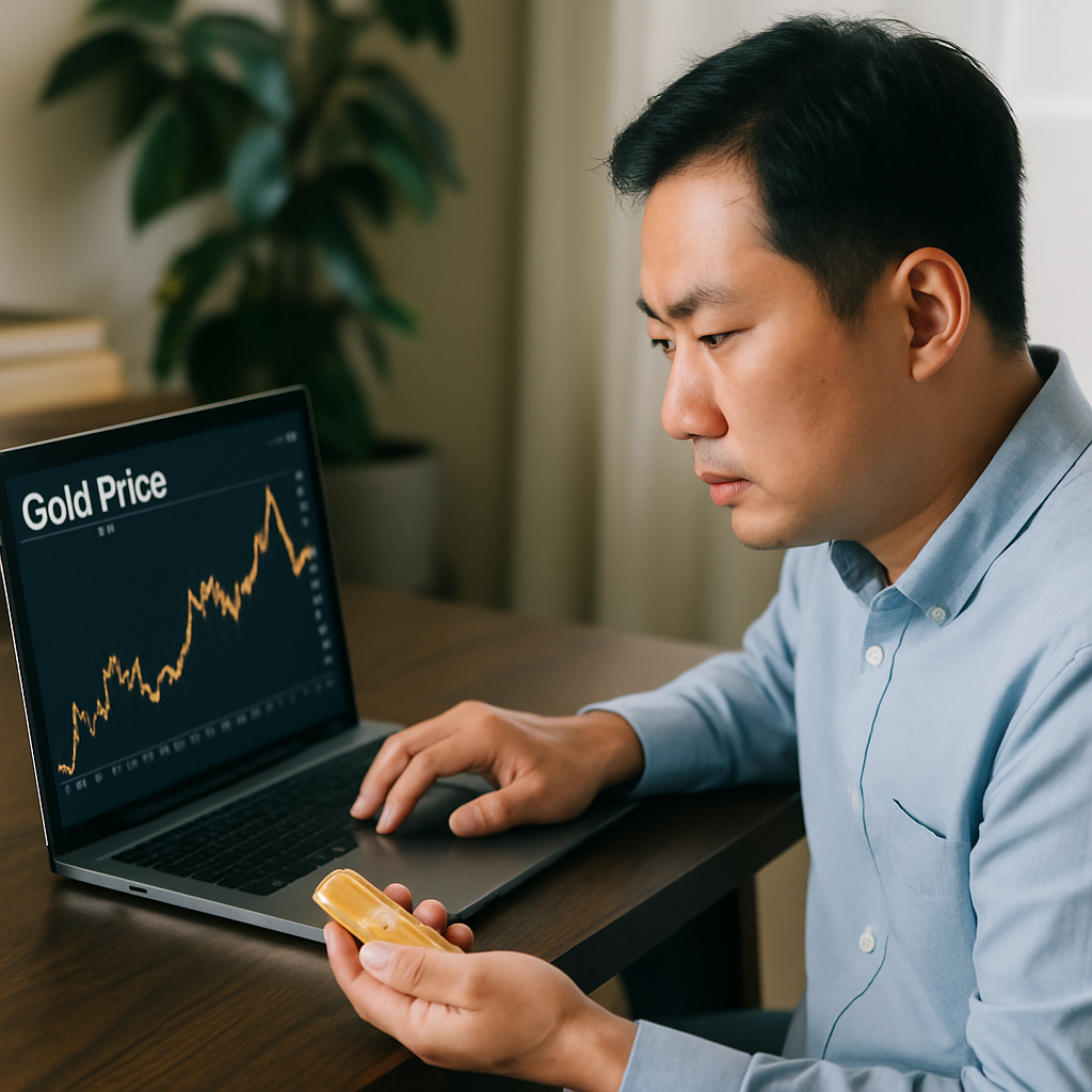 오늘의 금 가격