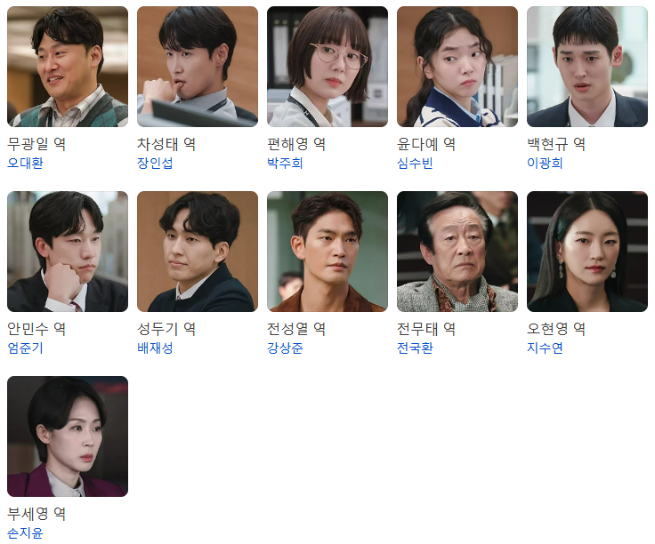 은밀한 감사 출연진