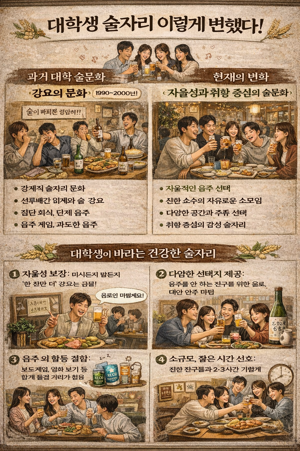 대학생 술자리 문화 변화