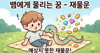 뱀에게 물리는 꿈, 뱀을 보는 꿈 해몽! 유형별 뱀 꿈해몽!
