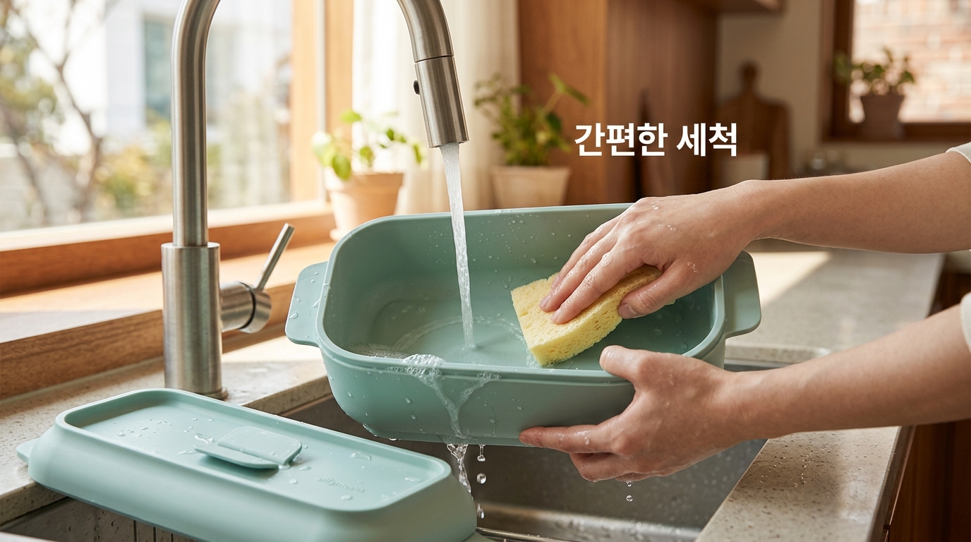 실리콘 찜기 세척 간편 후기