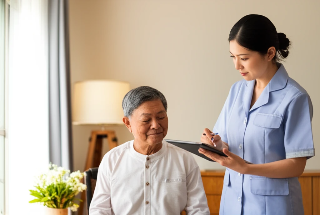 공단 직원 방문조사 대비 장기요양등급..