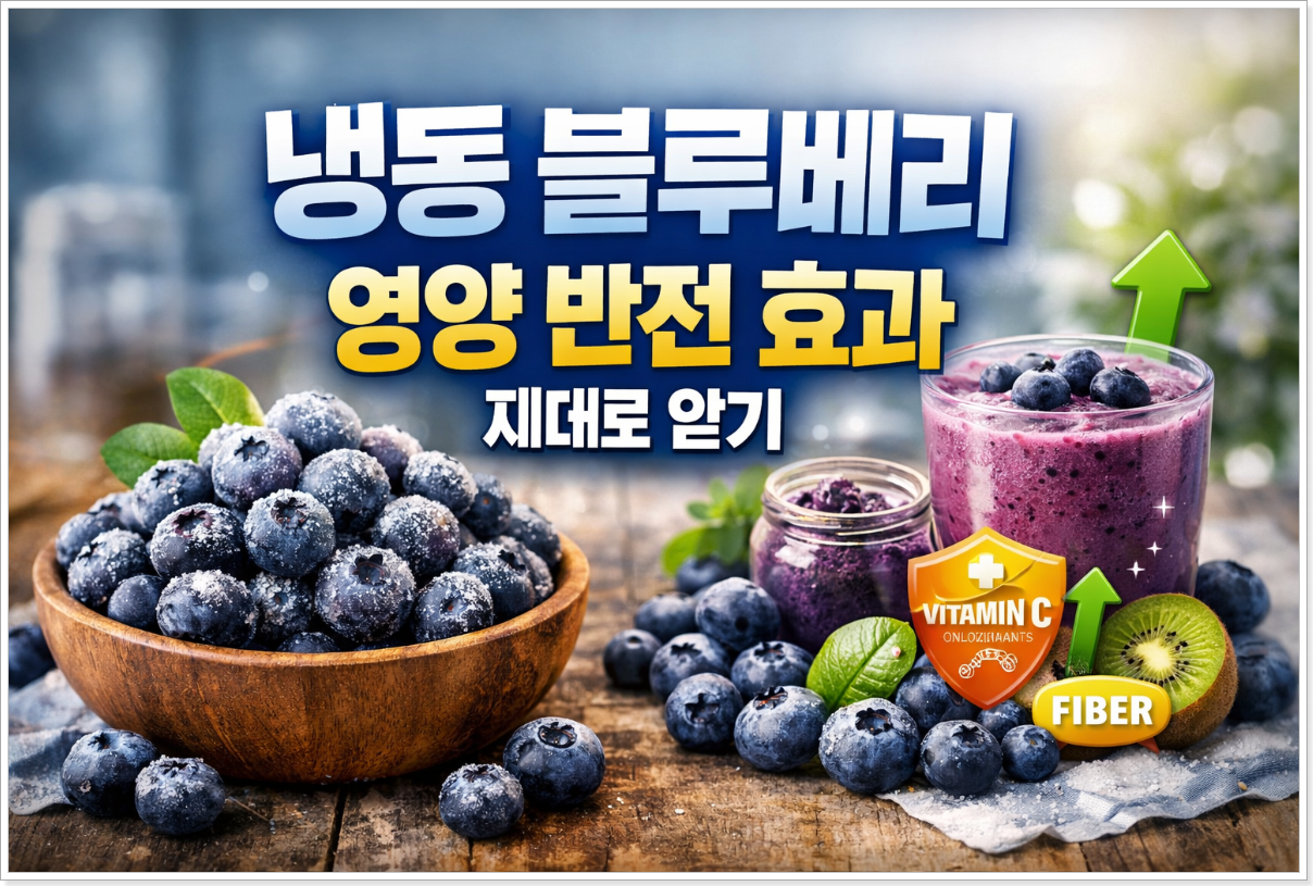 냉동 블루베리 영양