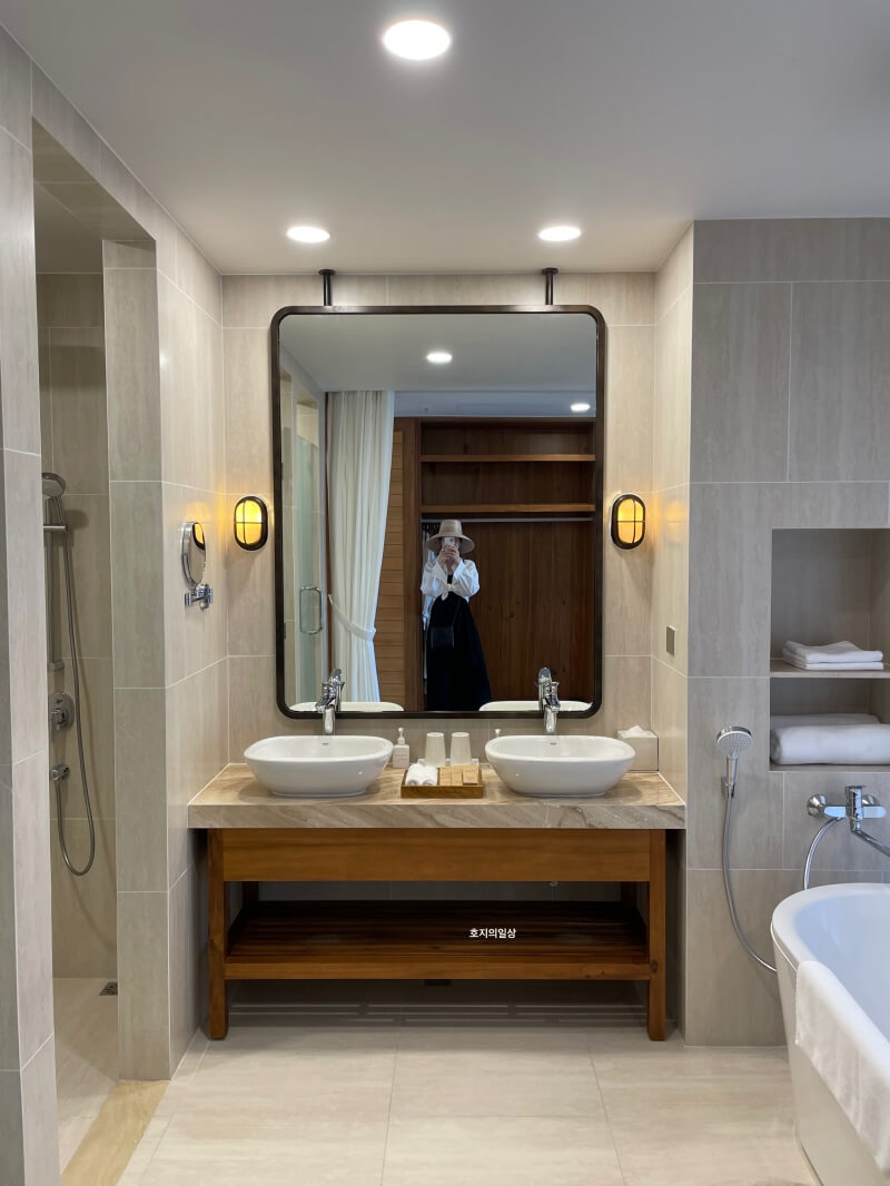 나트랑 아나만다라 깜란 가든뷰 디럭스 룸 - 세면대