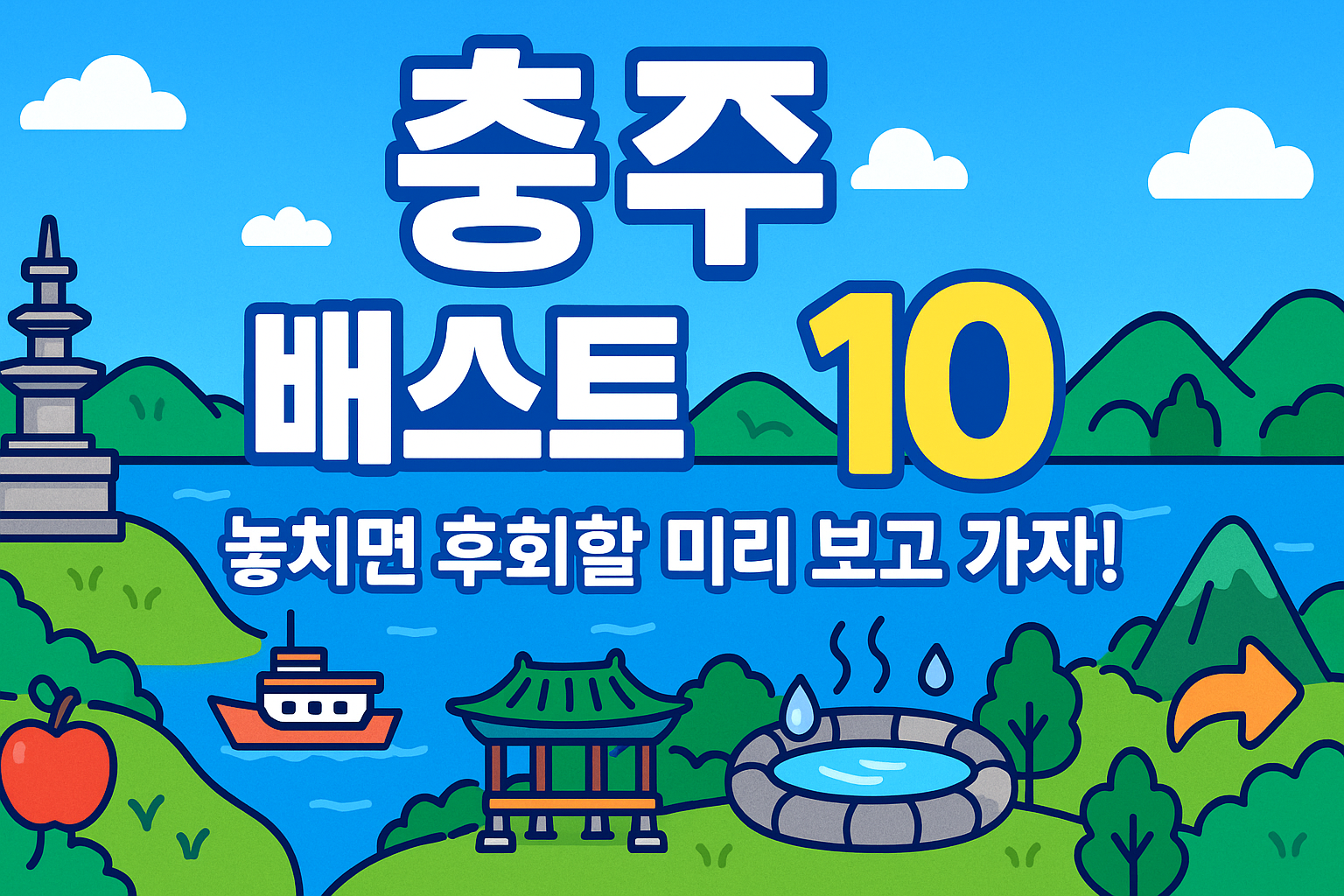 충주 가볼만한곳 베스트10