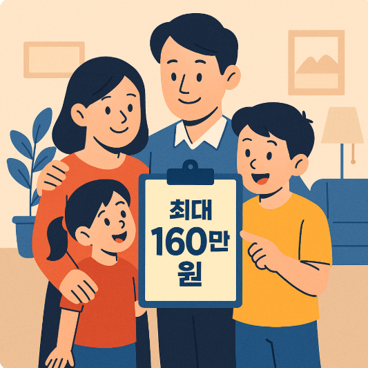 민생회복지원금 4인가족 최대 최소 지급금액 총정리