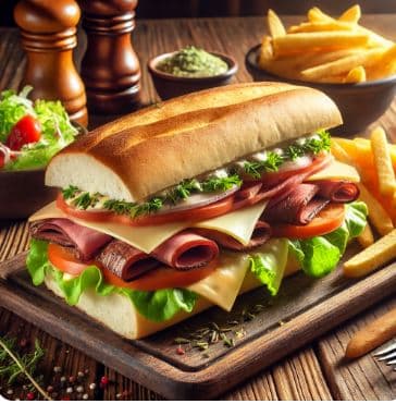 우루과이의 치비토(Chivito): 다양한 재료를 넣은 특별한 샌드위치