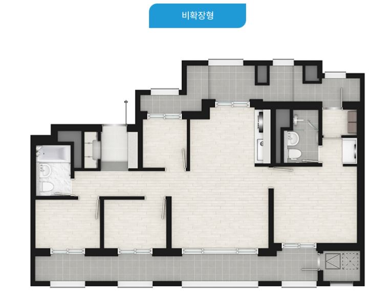 더샵 시에르네 74 타입 비확장형