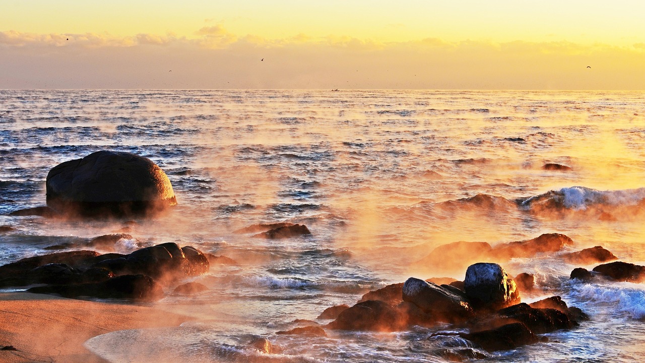 아야진 항구 바다사진