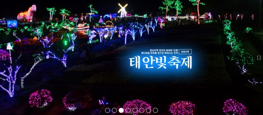 태안 빛축제 이미지