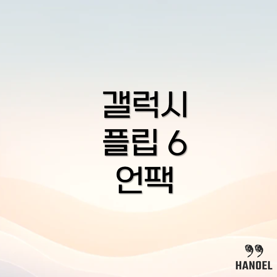 갤럭시 플립6
