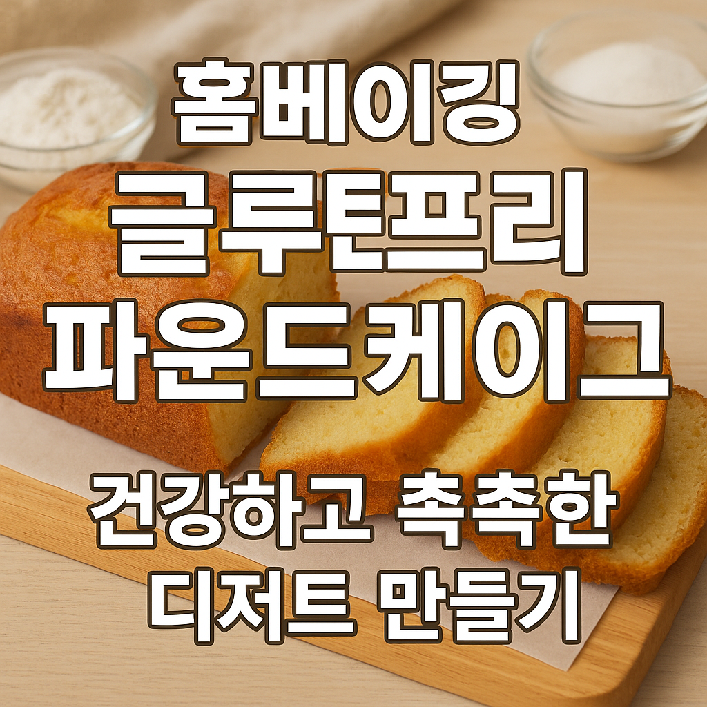 글루텐프리 파운드케이크 레시피