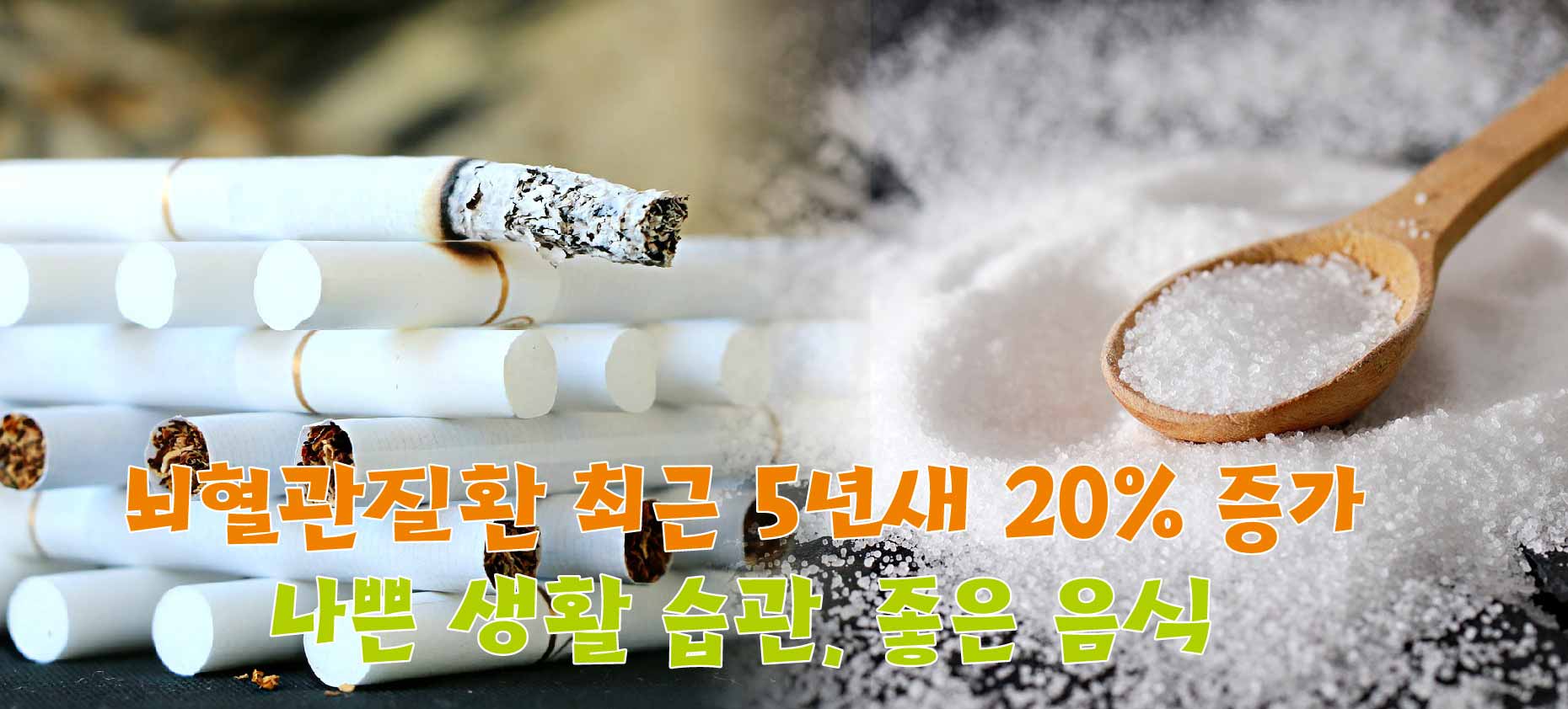 뇌혈관질환 최근 5년새 20% 증가, 나쁜 생활 습관, 좋은 음식