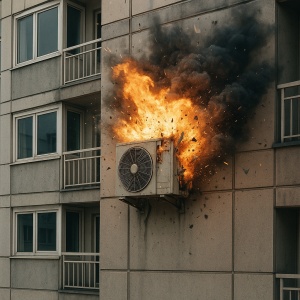 에어컨 실외기 사고