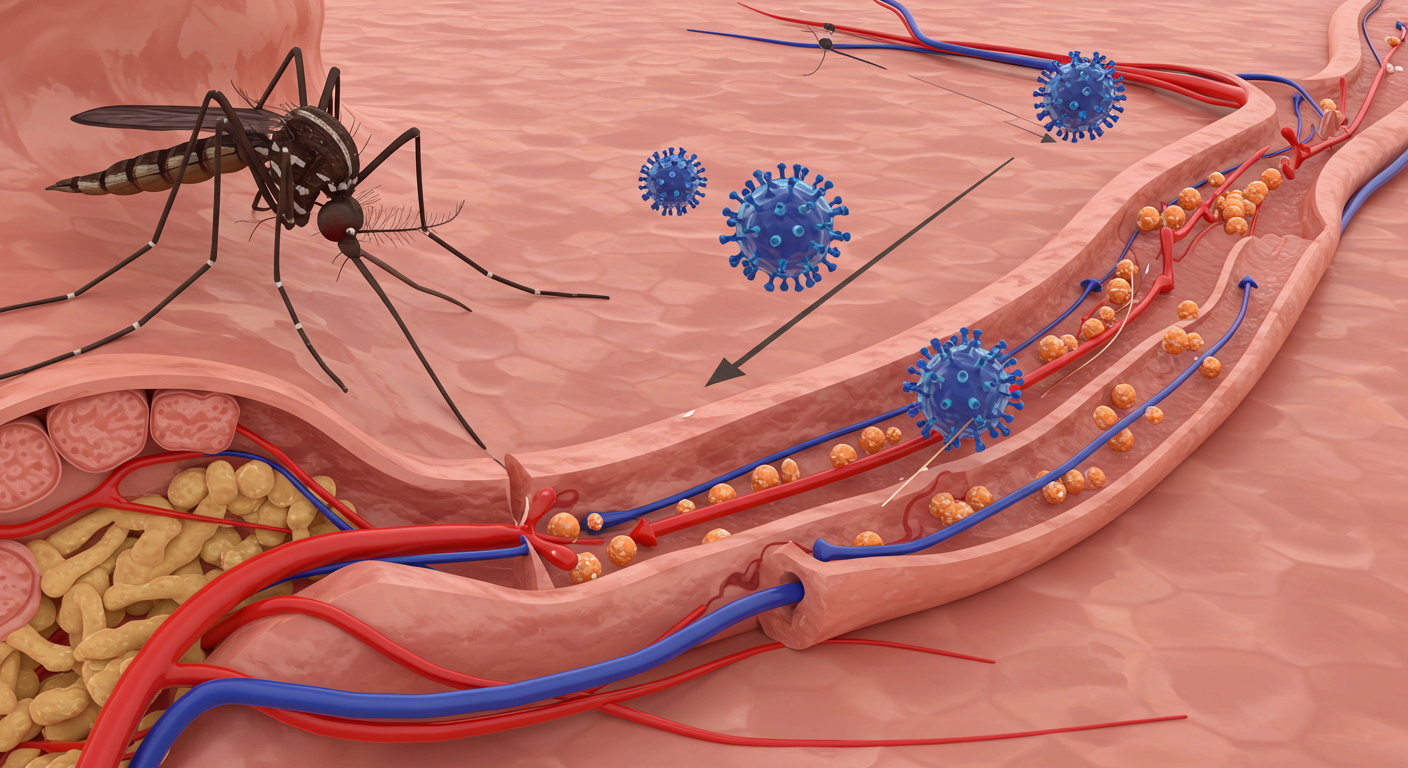 감염된 모기 한 마리로도 다수에게 전파될 수 있어요.