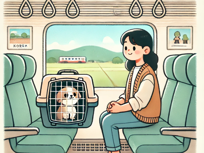 기차이용 반려동물 여행