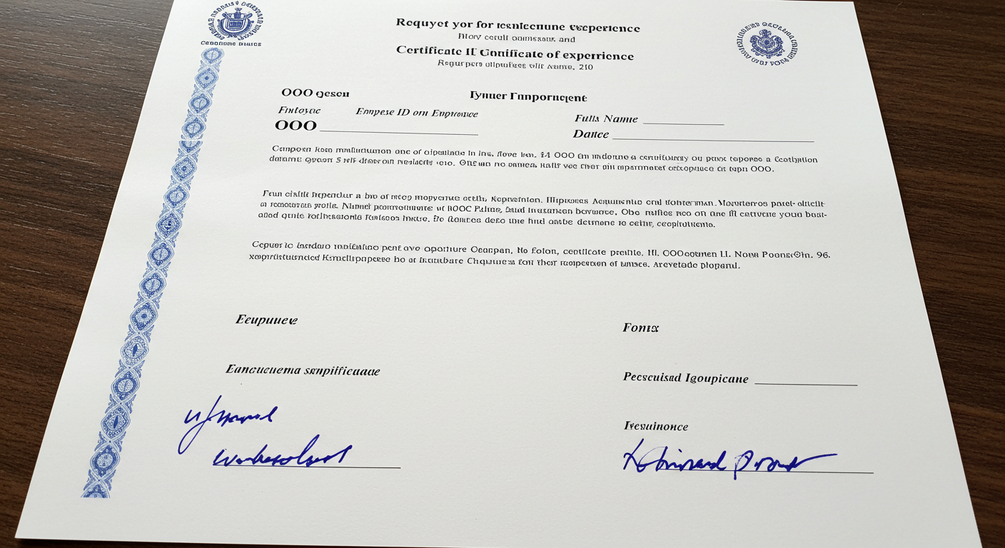 재직자용: [경력증명서 발급 요청 드립니다] OOO#2