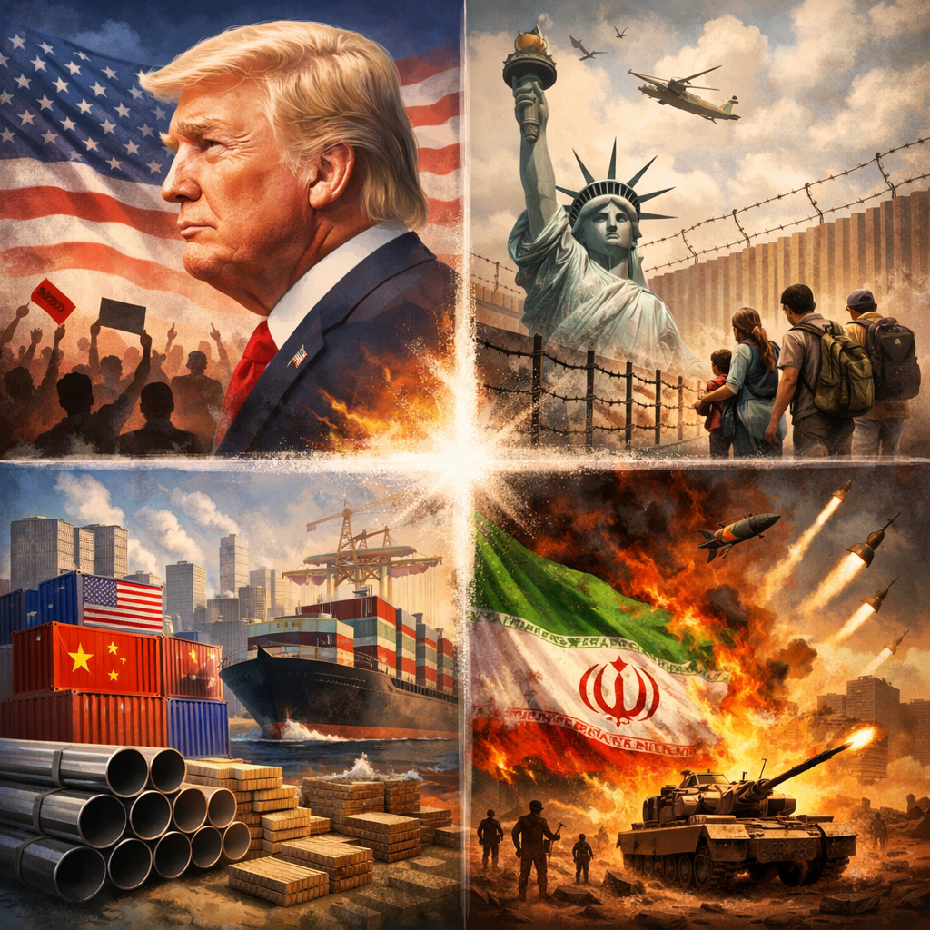 2026 미국 중간선거 총정리 트럼프 지지율&middot;이민 정책&middot;관세 정책&middot;이란 전쟁이 판세에 미칠 영향 관련 사진