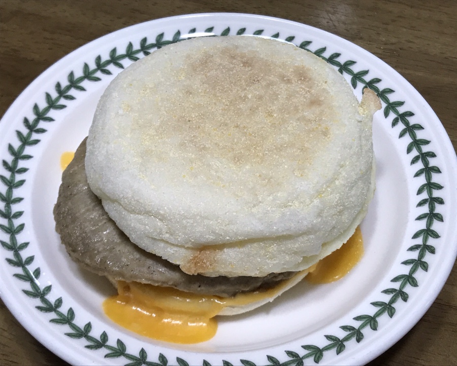 전자레인지에 데운 후