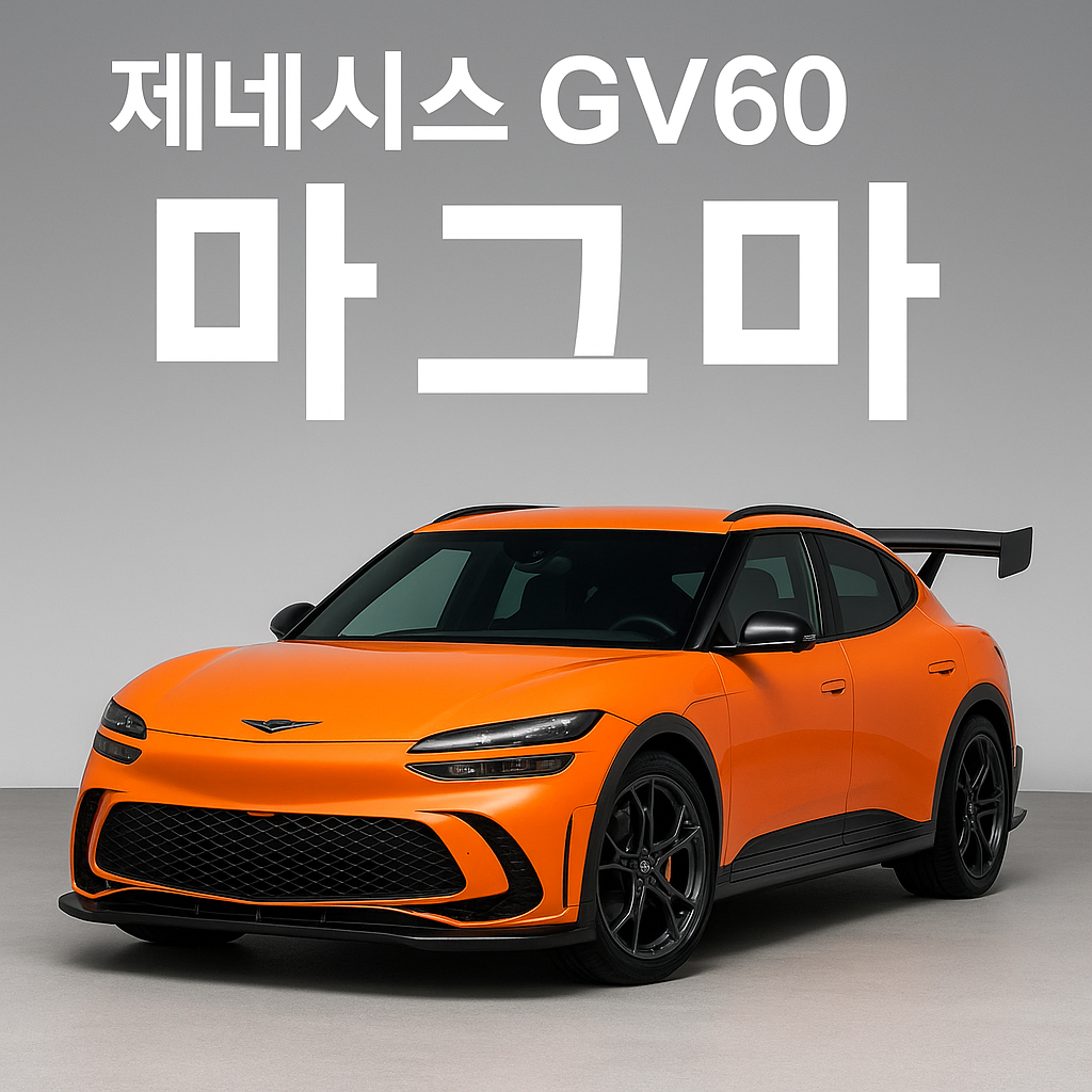 제네시스 GV60 마그마, 실물 보고 압도됐습니다