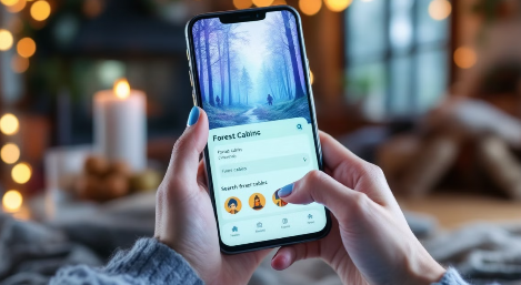 예약하는 손동작 모습
