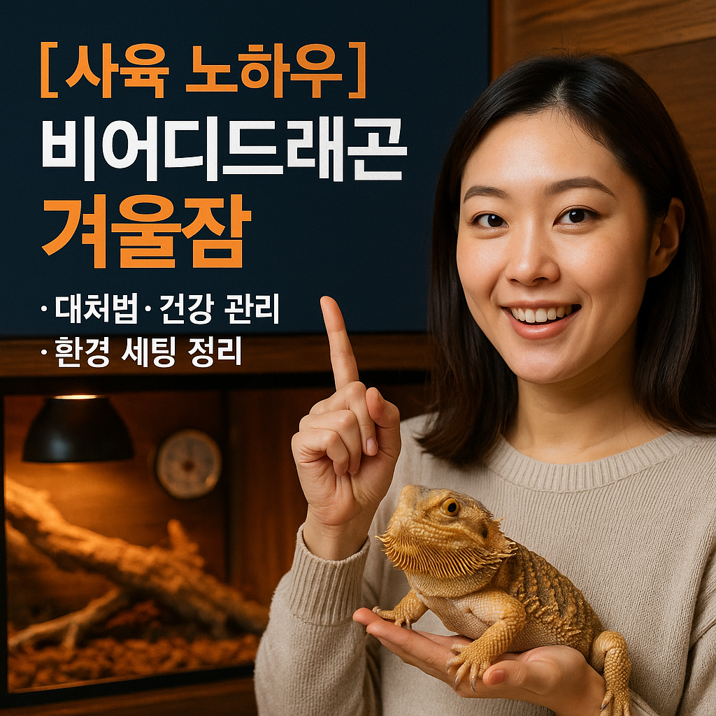[사육 노하우] 비어디드래곤 겨울잠 ｜ 대처법·건강 관리·환경 세팅 정리
