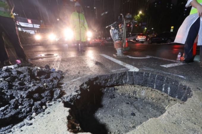의정부 포트홀 타이어 펑크 사고 보상