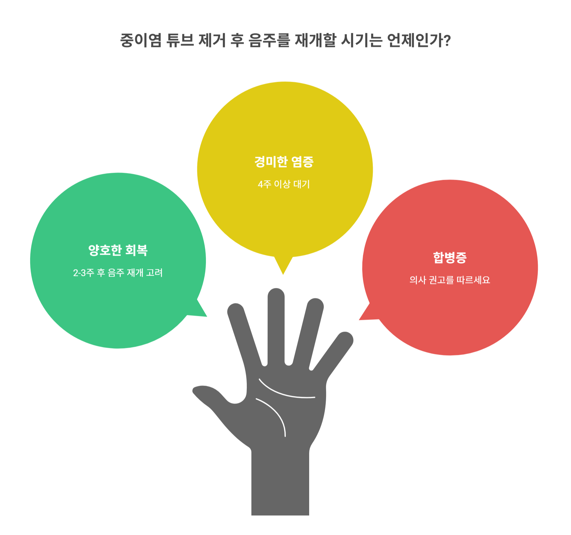 안전한 음주 재개 시점