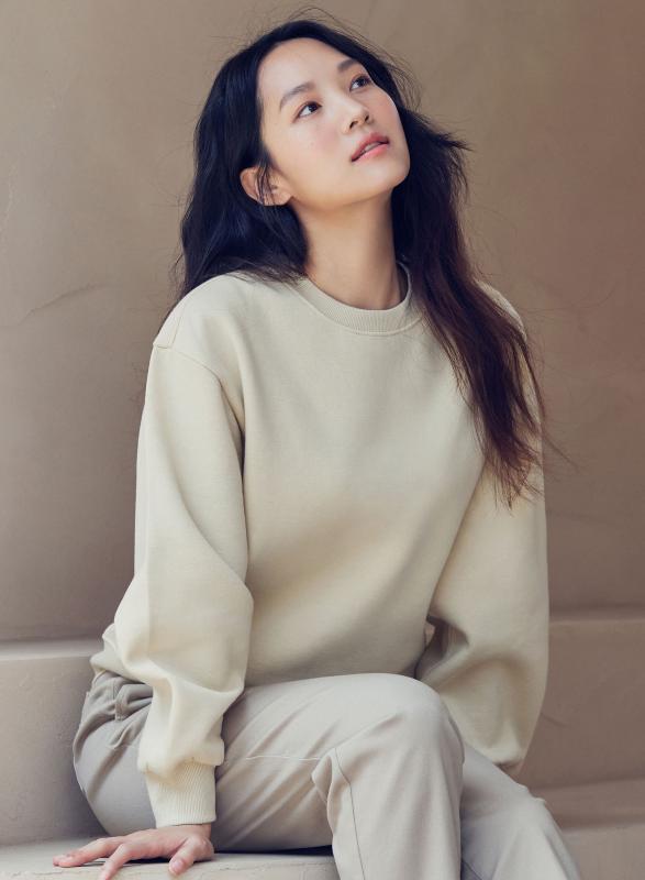 탑텐 여성 플리스 베이직 스웨트셔츠 MSC4TR2901