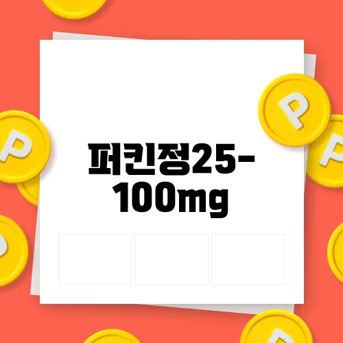퍼킨정25-100mg