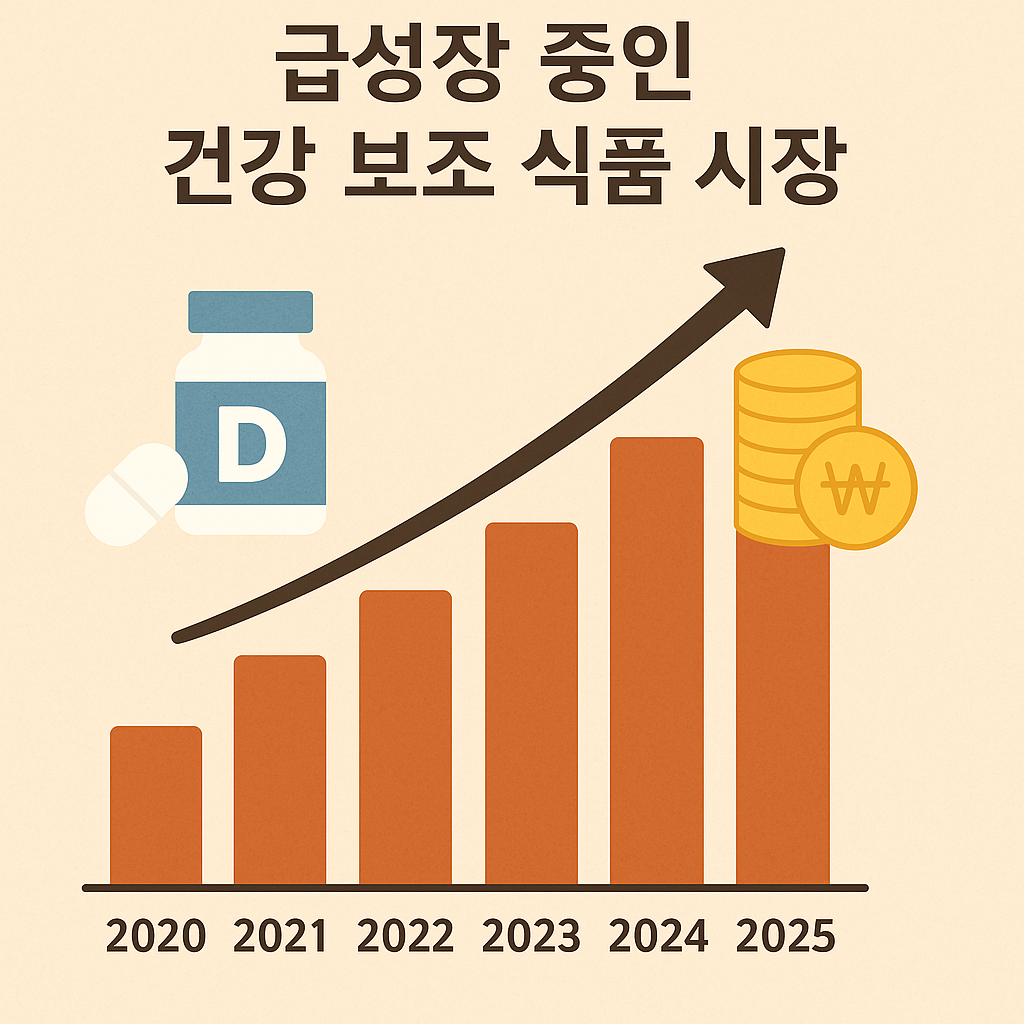 급성장 중인 건강 보조 식품 시장