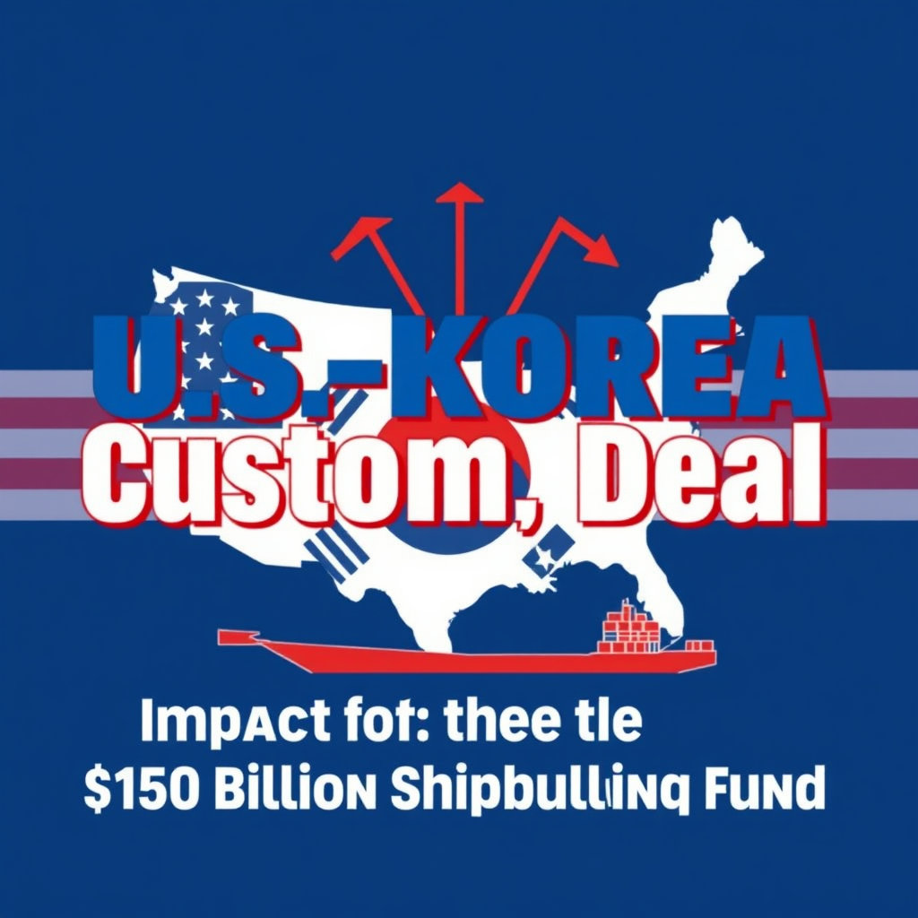 한미 관세협상 타결 1500억 달러 조선협력펀드의 의미와 전망1