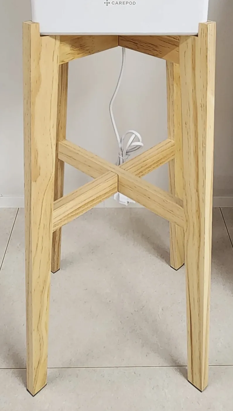 가열식_가습기_케어팟_CUBEX50V_오크나무스탠드