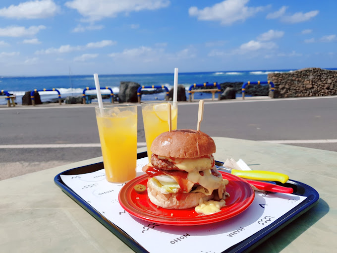 제주 우도 수제버거 '하하호호'