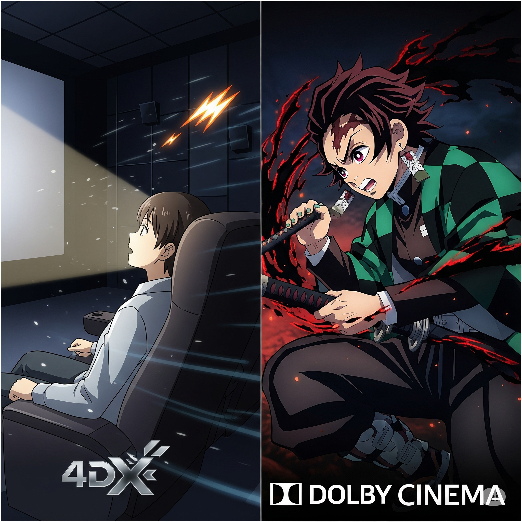 귀멸의칼날 4DX vs 돌비 비교