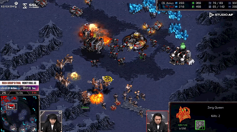 SSL 스타리그 D조 최종전 자원활성화