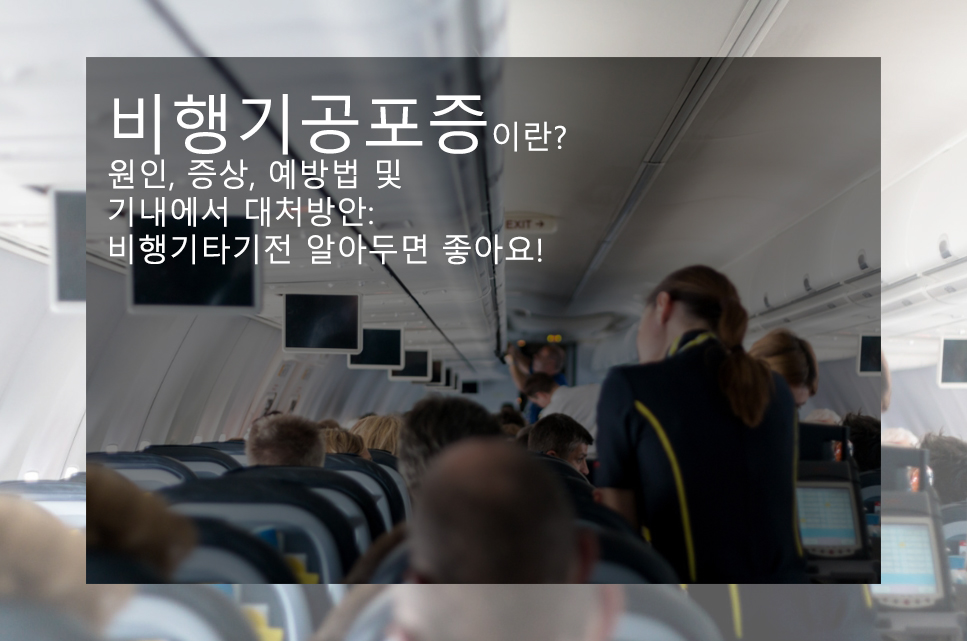 비행기공포증이란? 원인, 증상, 예방법 및 기내에서 대처방안: 비행기타기전 알아두면 좋아요!