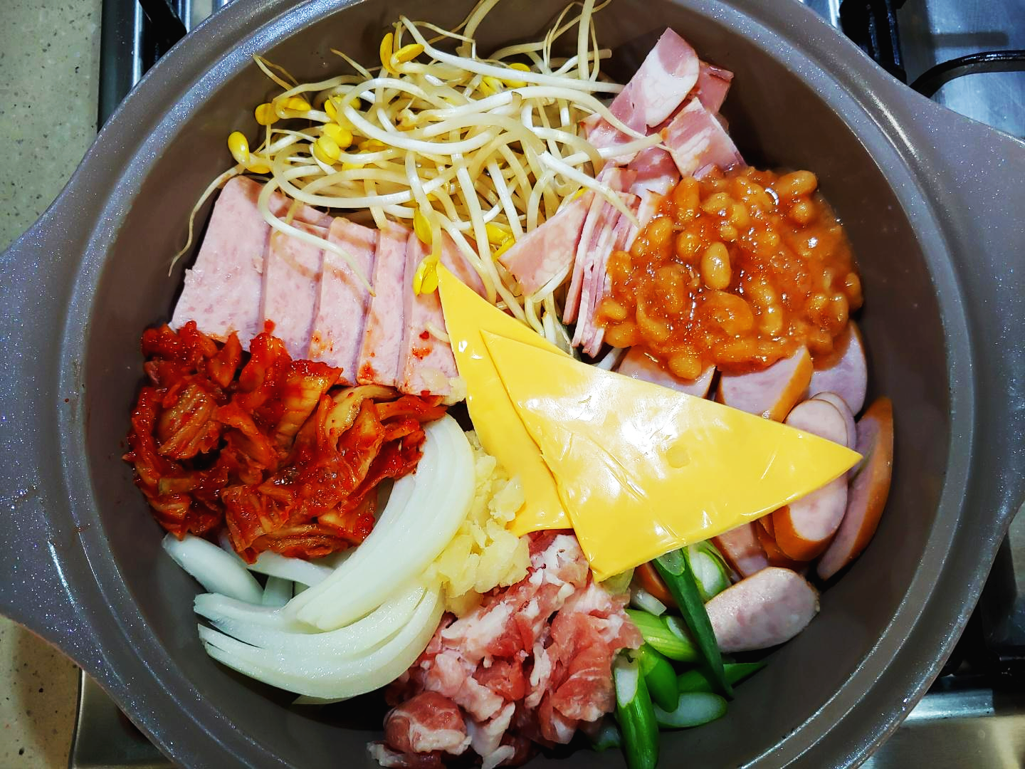 부대찌개 만들기