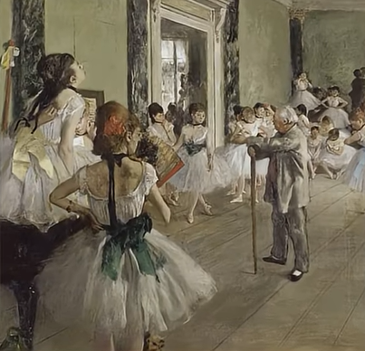 에드가 드가의 발레수업