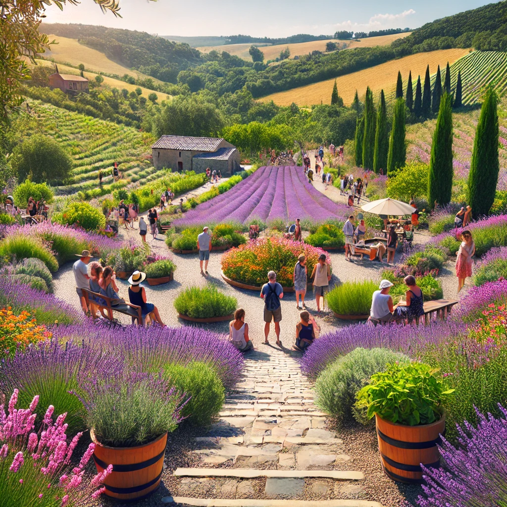 허브 정원 관련 이미지